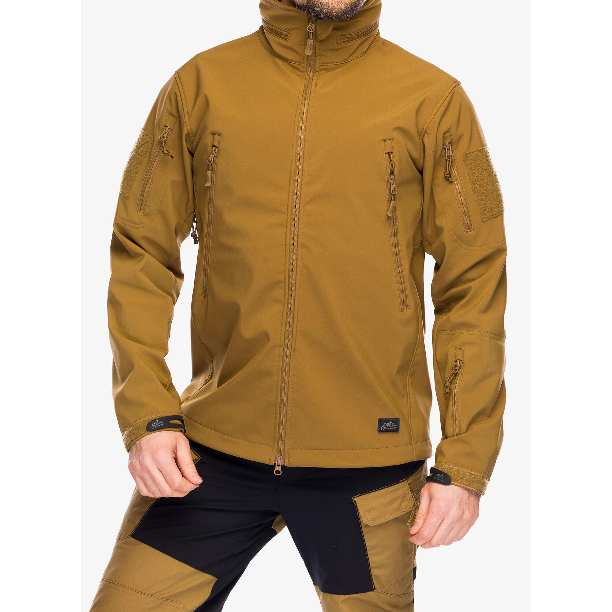 Kurtka bushcraft męska Helikon-Tex Gunfighter Jacket Shark Skin Windblocker
