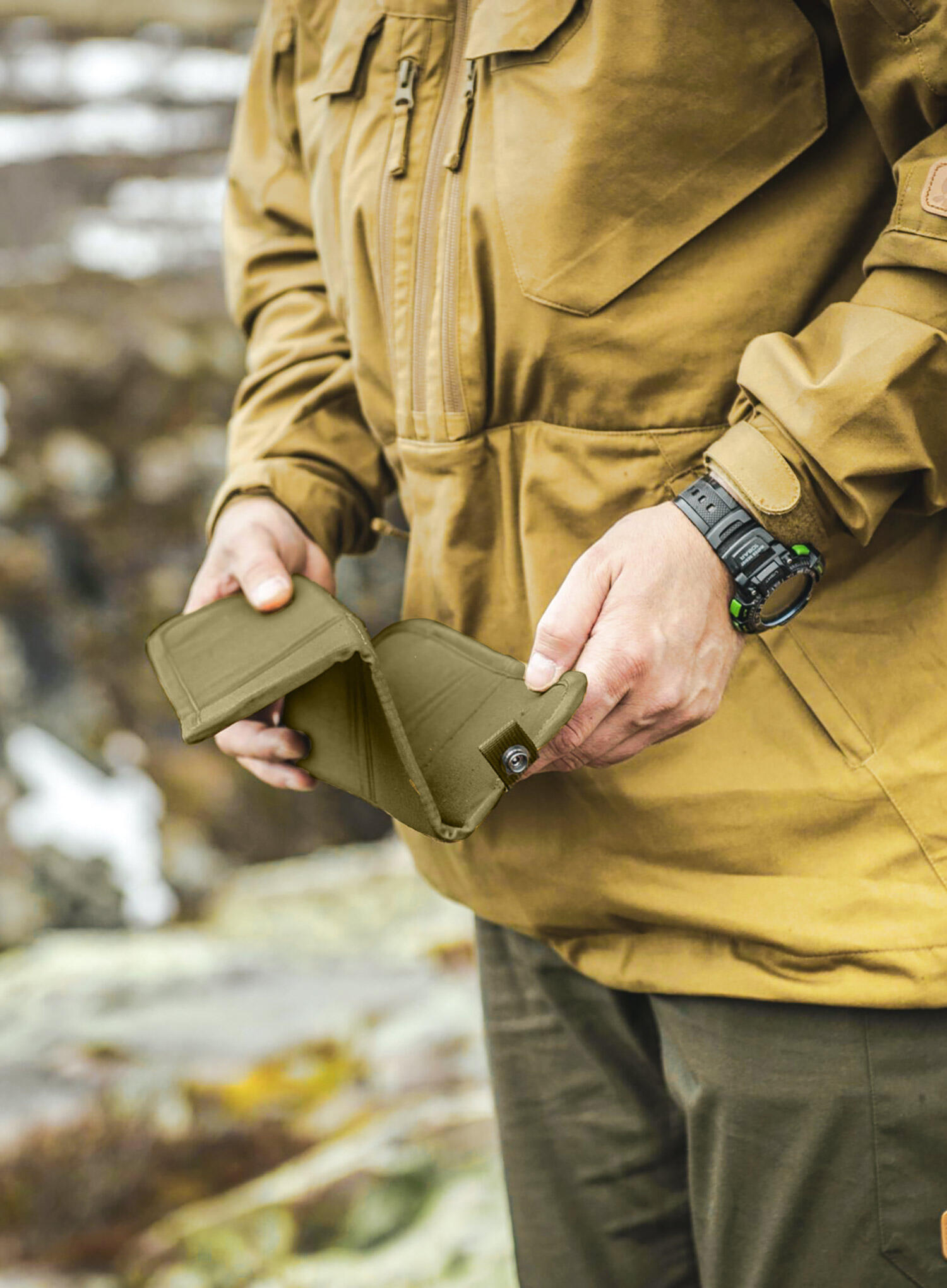 Siedzisko turystyczne Helikon-Tex Vagabond - olive green 5/6