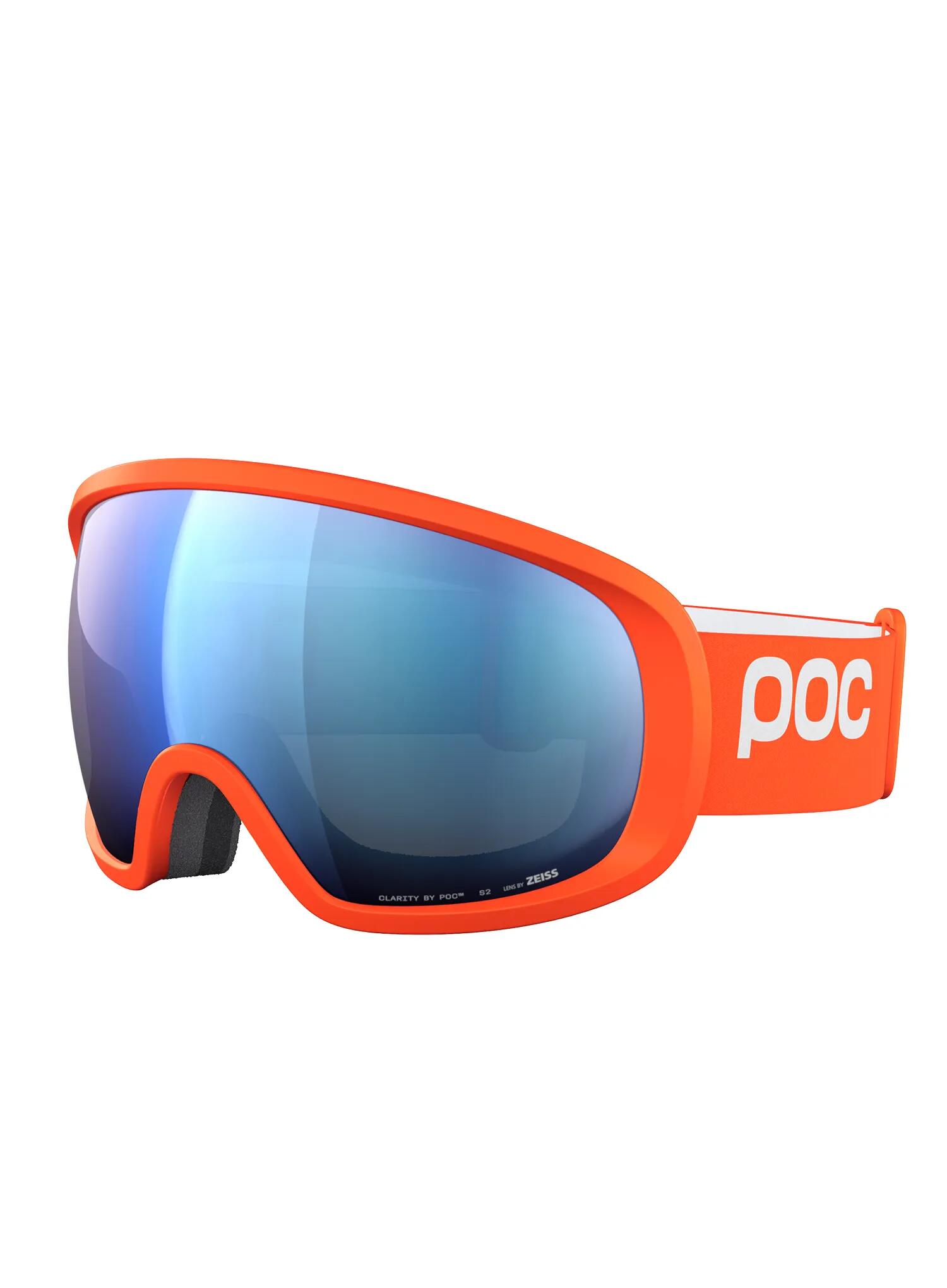 Gogle narciarskie POC Fovea - zink orange/partly sunny blue 3/4