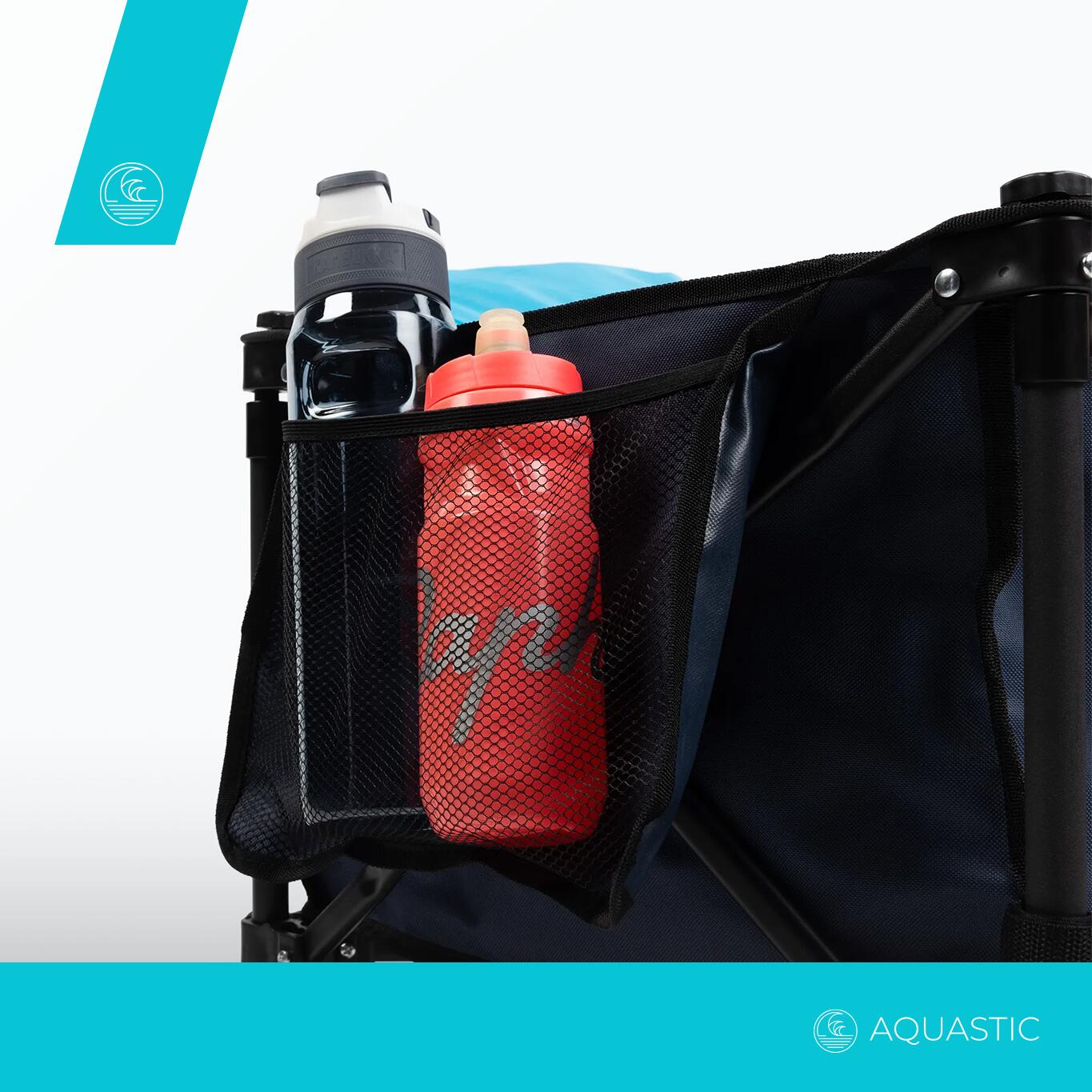 Wózek transportowy AQUASTIC Caro do sportów wodnych na plażę i camping 3/7
