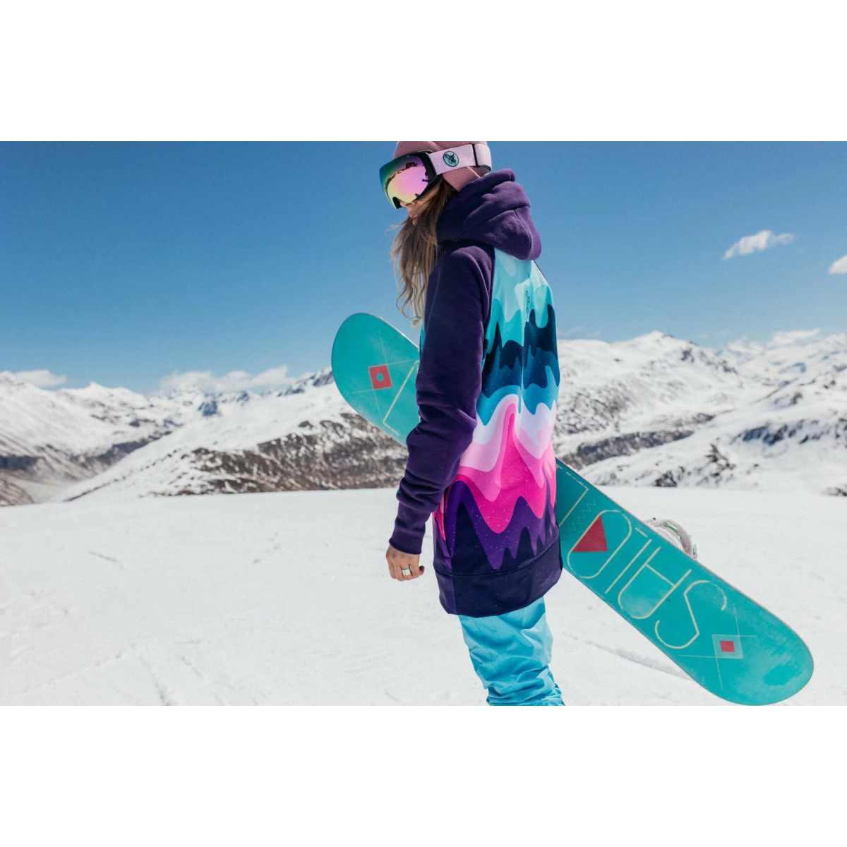 Bluza outdoorowa z kapturem damska DEEP TRIP Aquafresh softshell 6/6