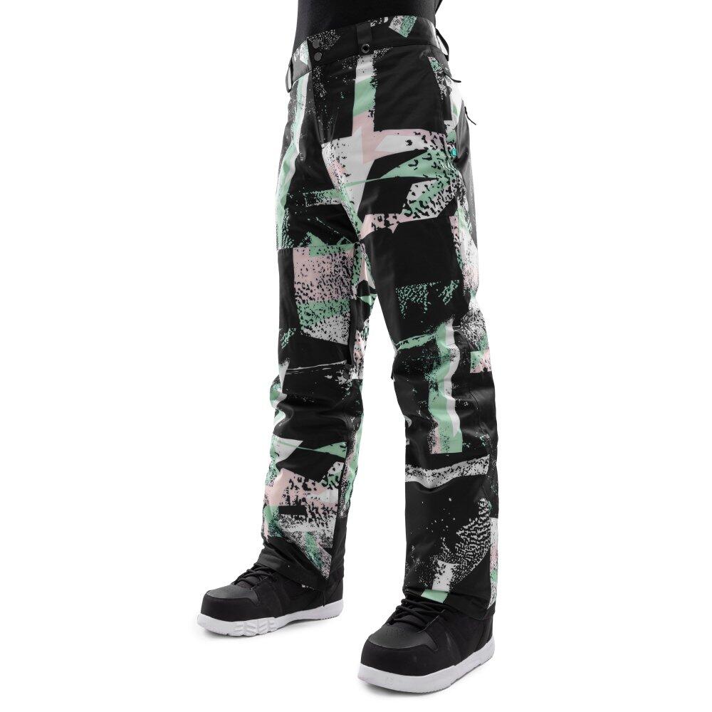 Men Winter sports snowboard pants P1 Groove Multicolor