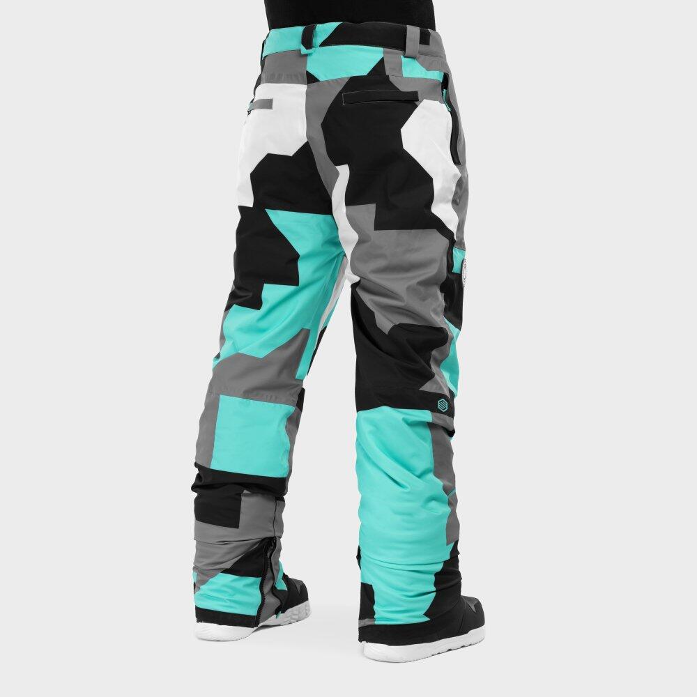 Herren Wintersport snowboardhose für P1 Sleet Türkis 2/7
