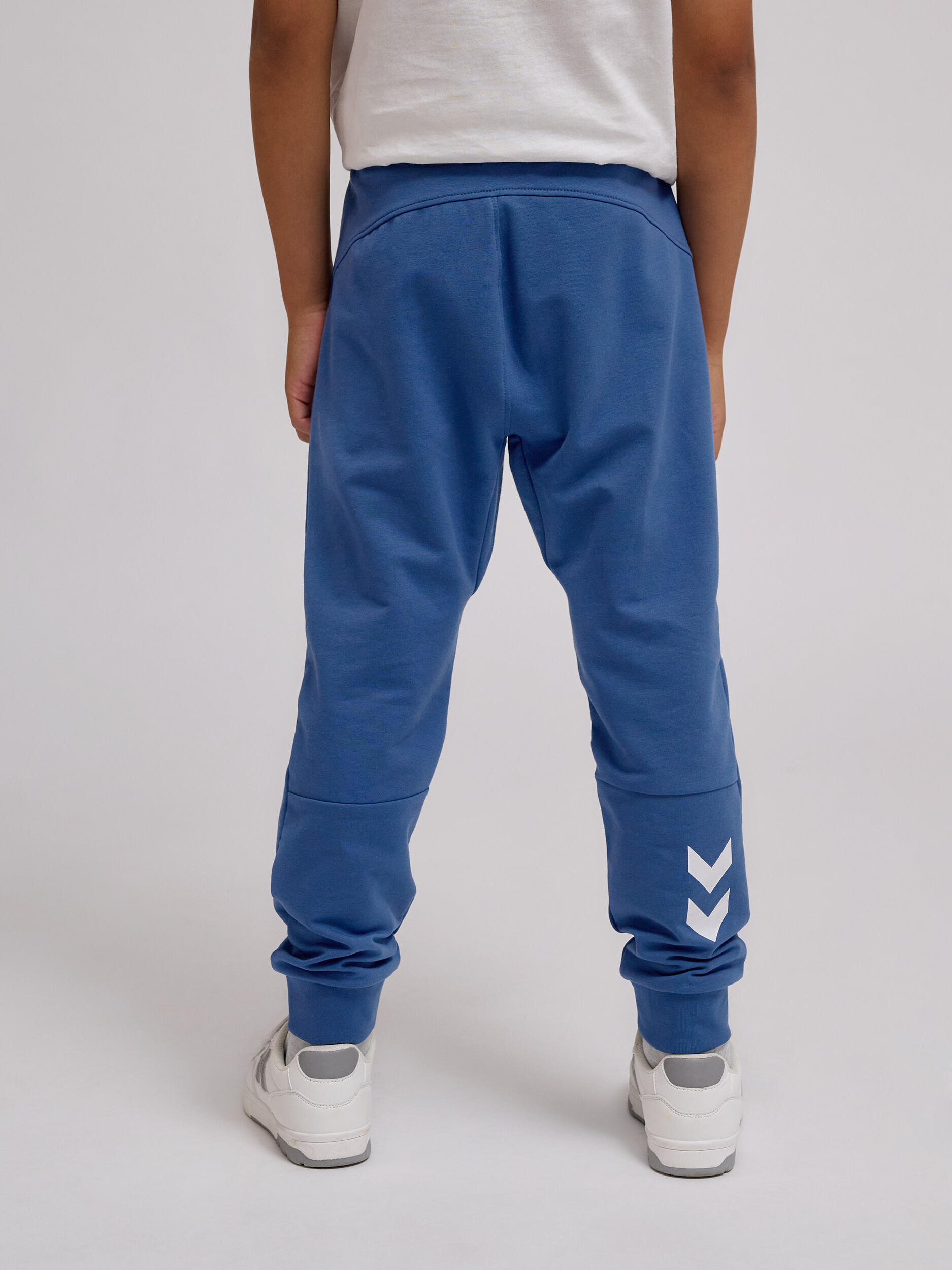 Hummel Hmlongrid Herren Jogginghose – Mit Verstellbarer Taille, 100 % Polyester, Grau Mit Zitronen-Akzent