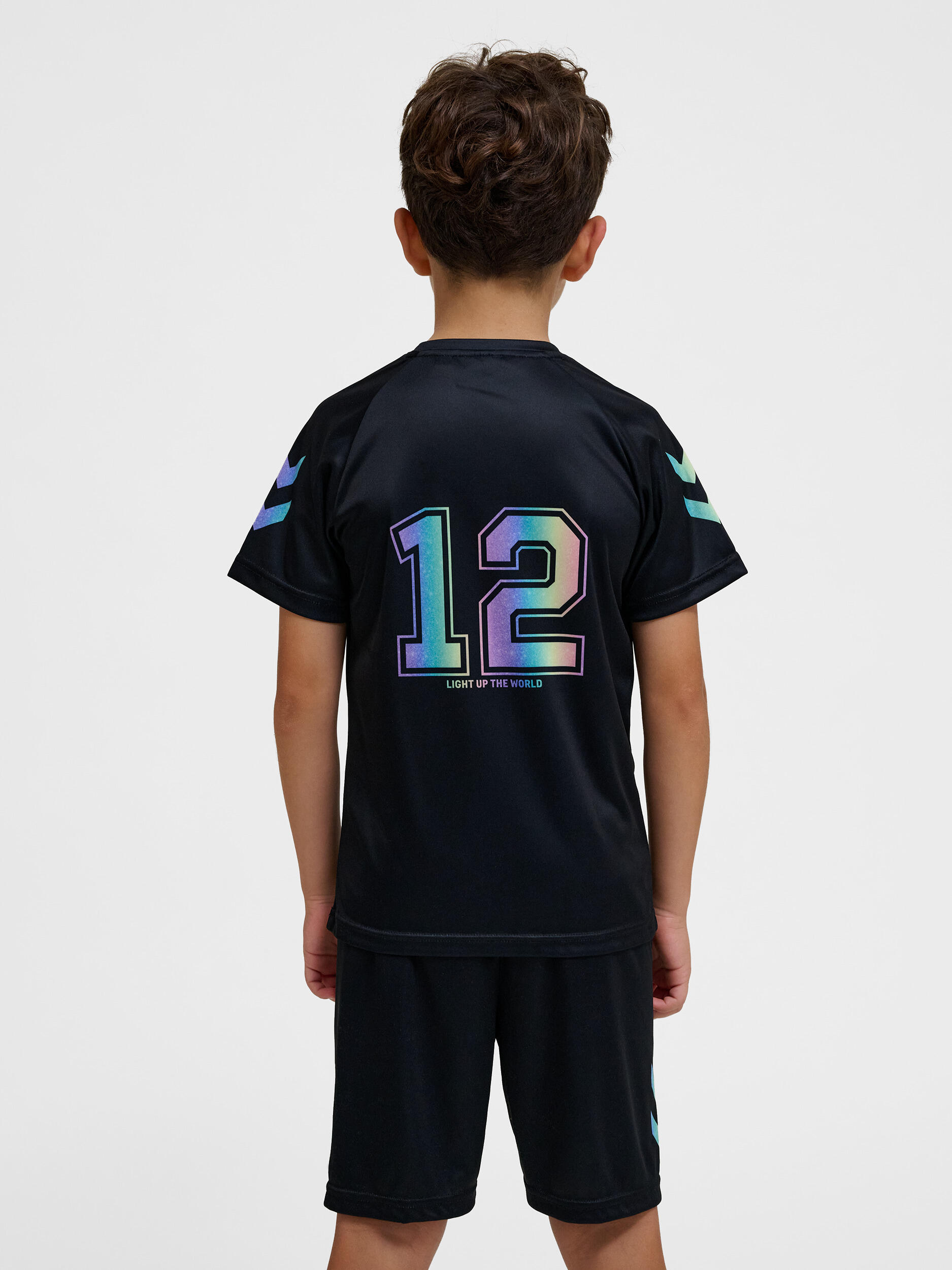 Instap T-Shirt Hmlshimmer Uniseks Kinderen HUMMEL 2/7