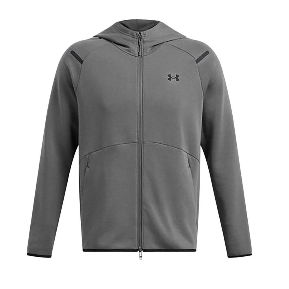 Hanorac pentru bărbați Under Armour Unstoppable Flc Fz Hd Eu Gri Gri