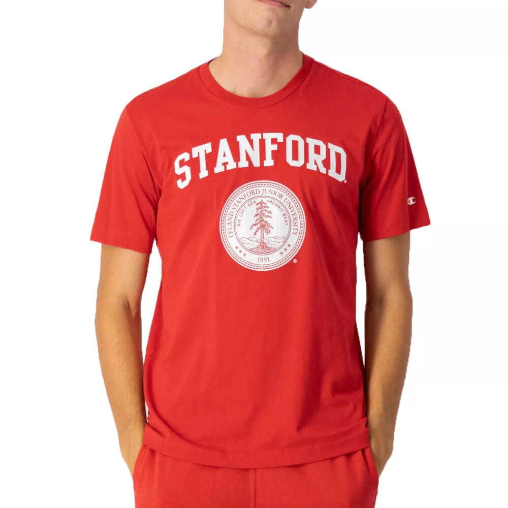 Champion - Tee-shirt Champion Crewneck - T-shirt Manches Courtes - Orange|rouge - 44 L - Decathlon