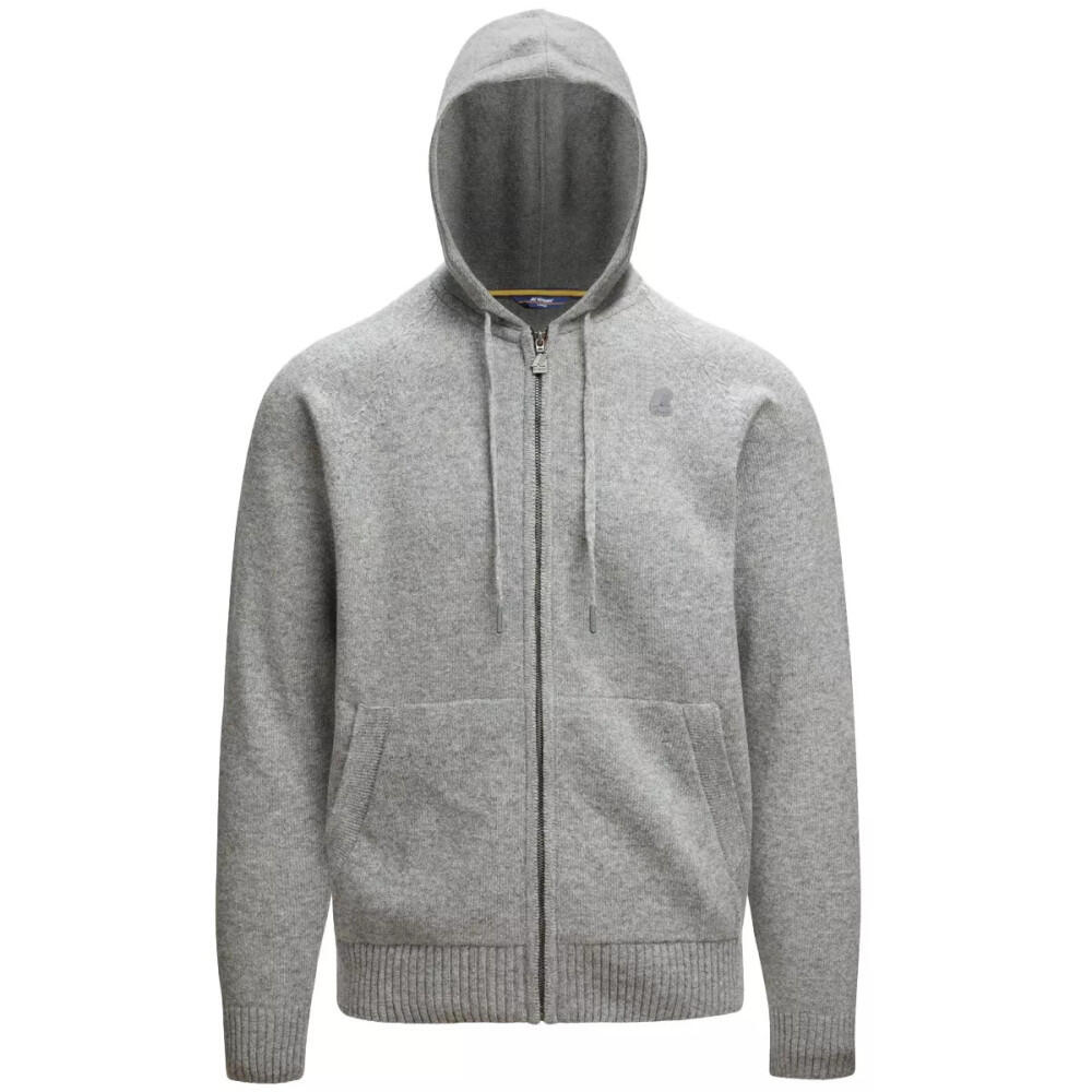 K-way - Pullover K-way Marcy Lambswool Zip Capuche - Pull - Gris - 36 Xs - Decathlon