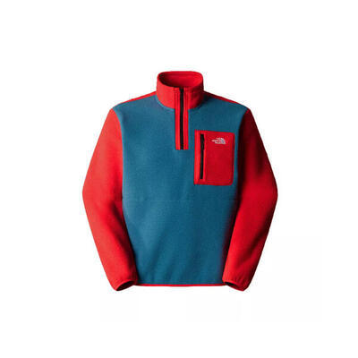 Felpa in Pile con Zip 1/4 The North Face YUMIORI 1/4 ZIP POLAIRE TNF
