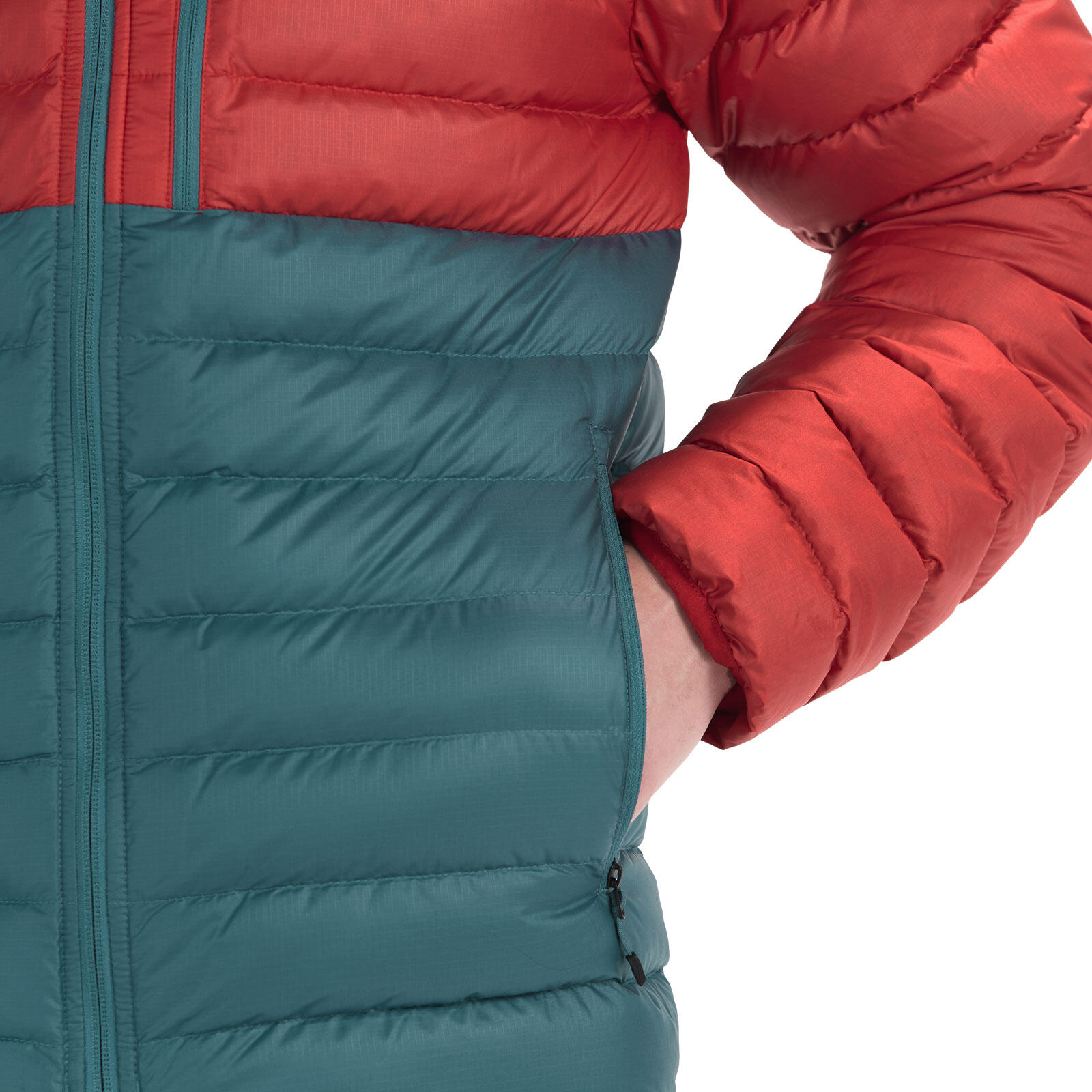 Daunenjacke wärmend leicht Herren - Highlander Hoody 4/6