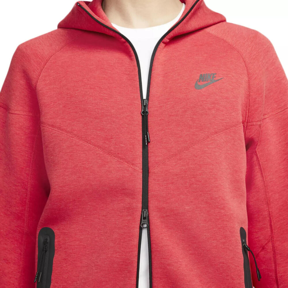 Full Zip Hoodie Joggers Set  Sportswear Tech Fleece Light University Red Heather 4/7