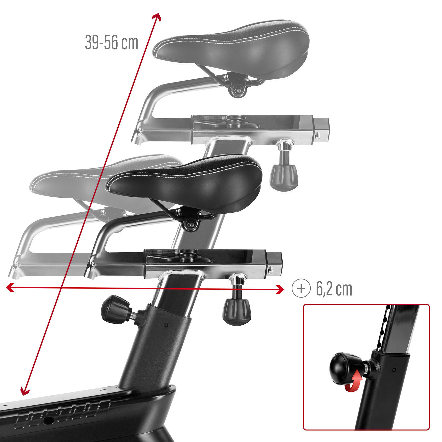 Rower stacjonarny z oporem powietrznym Commercial MP5420 HMS 4/7