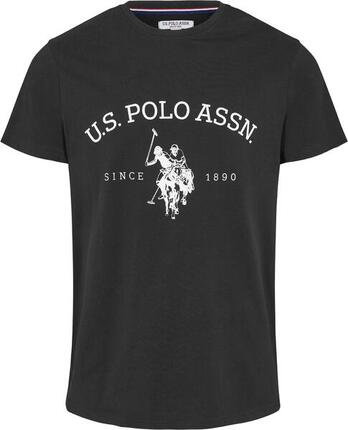 T-shirt U.S. POLO ASSN. Archibald pour hommes en coton pur - Noir Petit