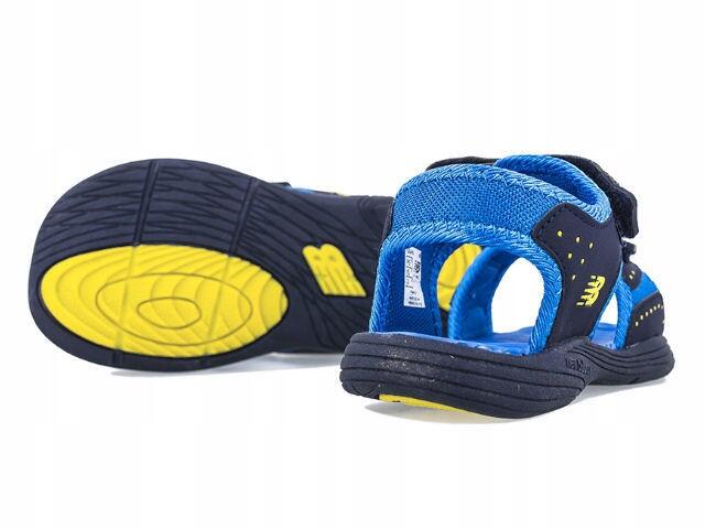 SANDAŁY dziecięce NEW BALANCE K2004NBL lato dla chłopca miękka wkładka 22,5 5/7