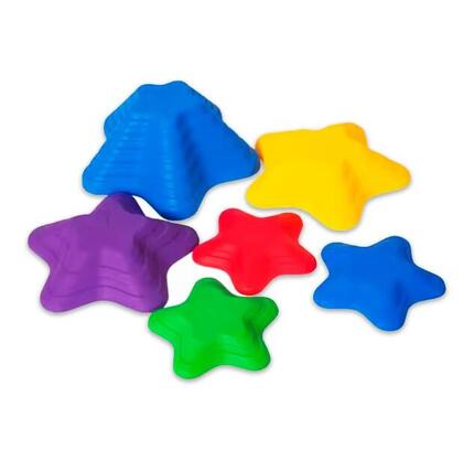 Parcours Sensoriel pour Enfants – 6 Pierres en Forme d’Étoile