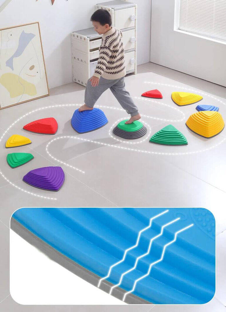 Parcours De Motricité 11 Pièces Antidérapant – Dalles Sensorielles Pour Intérieur/extérieur, Balance Et Coordination Enfants 4-8 Ans