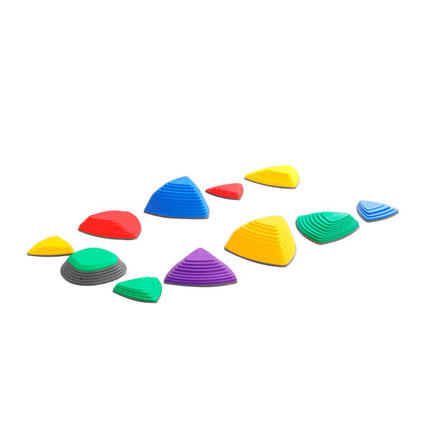 Parcours sensoriel pierres d’équilibre Triangle