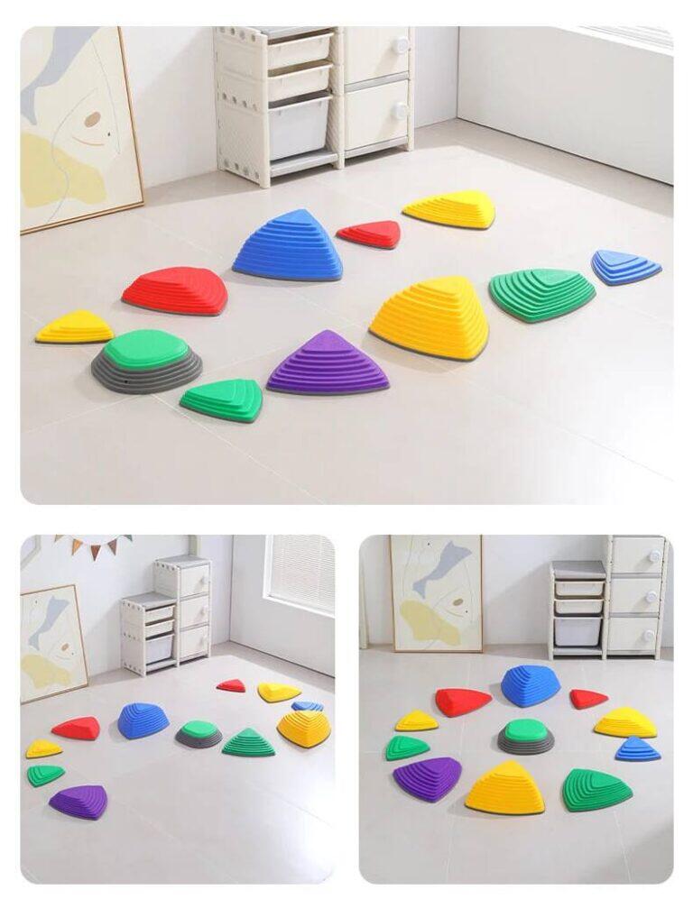Parcours sensoriel pierres d’équilibre Triangle 3/7