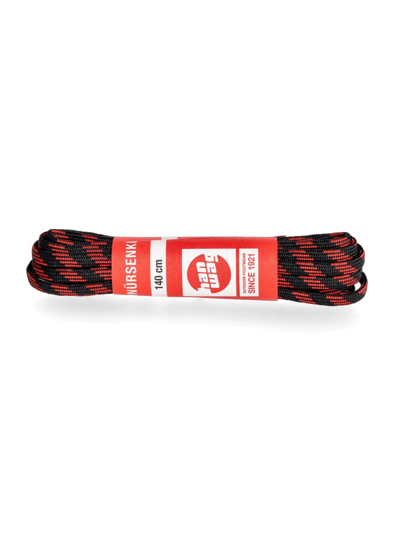 Shoe Laces RP Länge 160 cm Farbe asphalt/red 3/4