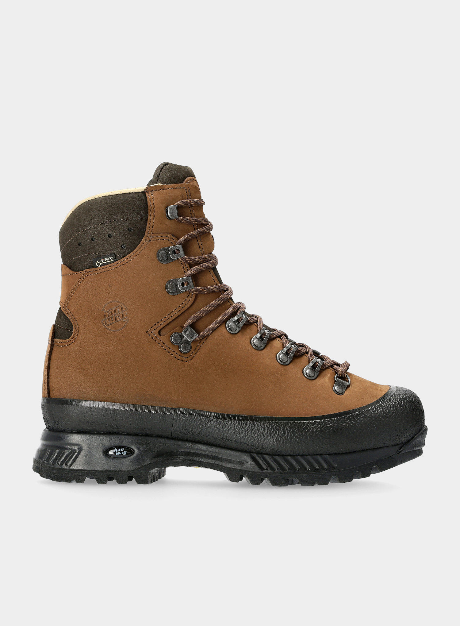 Bocanci de drumeție Hanwag pentru bărbați Alaska GTX Men WIDE, maro