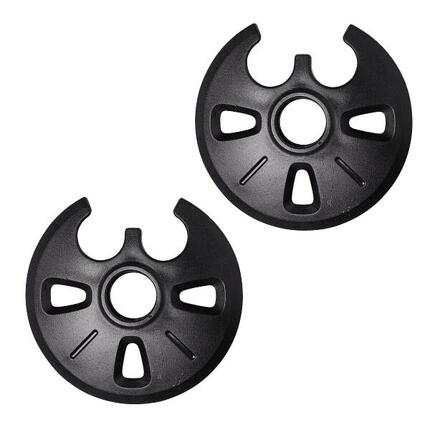 Rondelle Black Diamond Large Distance with Clip noire pour trekking et trail