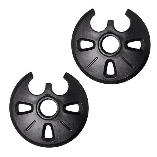 Rondelle Black Diamond Large Distance with Clip noire pour trekking et trail