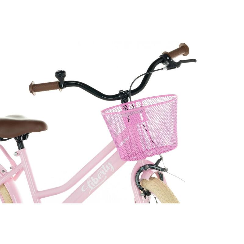 Cortego Liberty Girls Bicycle Rose 22 pouces + Panier - Vélo pour enfants