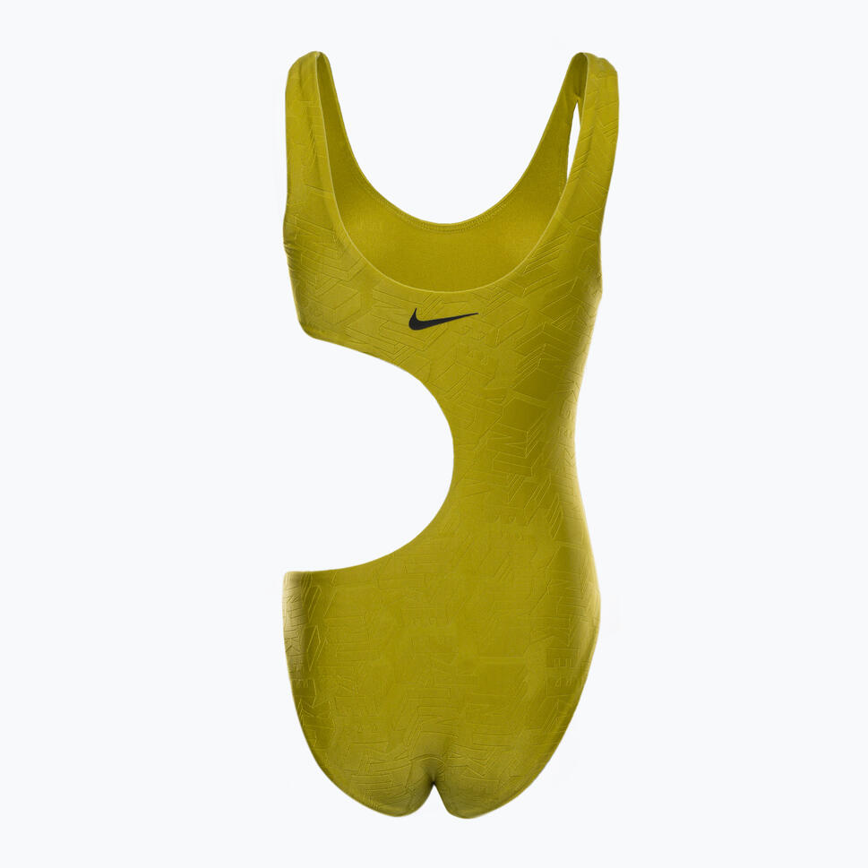 Strój pływacki jednoczęściowy damski Nike Block Texture