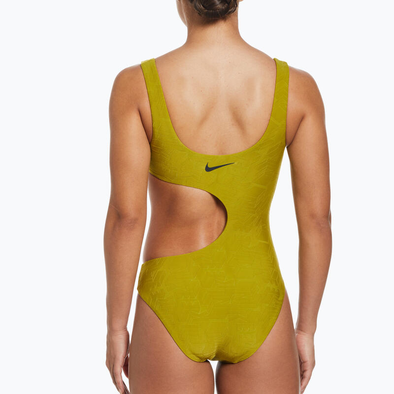 Maillot de bain une pièce Nike Block Texture pour Femme