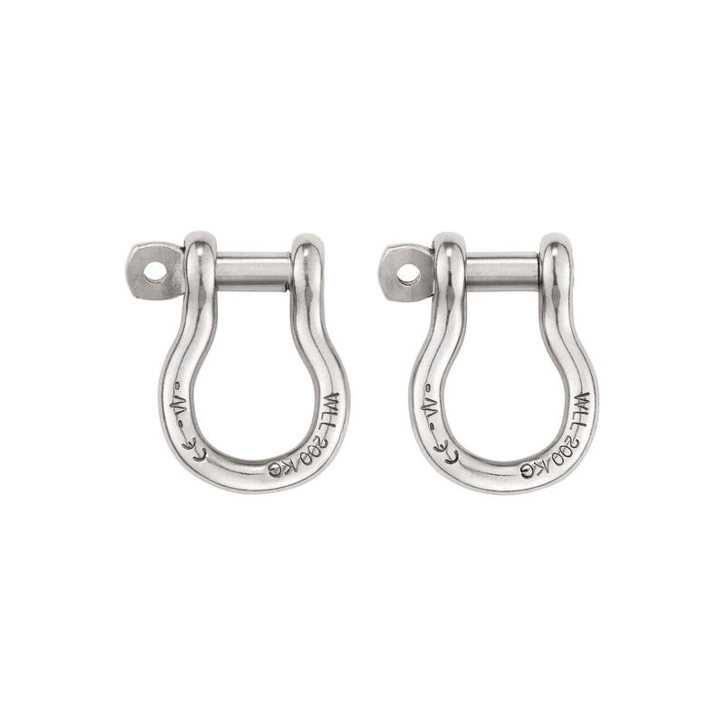 Pack De 4 Manilles Profondes En Acier Inoxydable - Diamètre Au Choix De 6mm à 12mm - Neuf