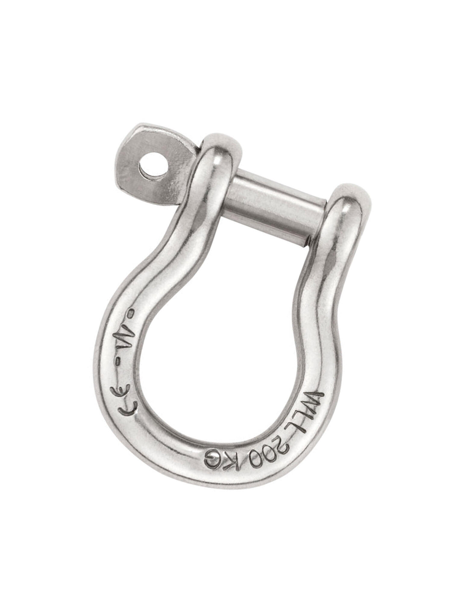 Manilles PETZL C087AA00 pack 2 acier inoxydable légères 20g pour sellette PODIUM 2/2