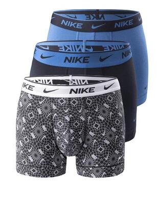 Nike everyday cotton stretch trunk boxershorts voor heren. 3 paar