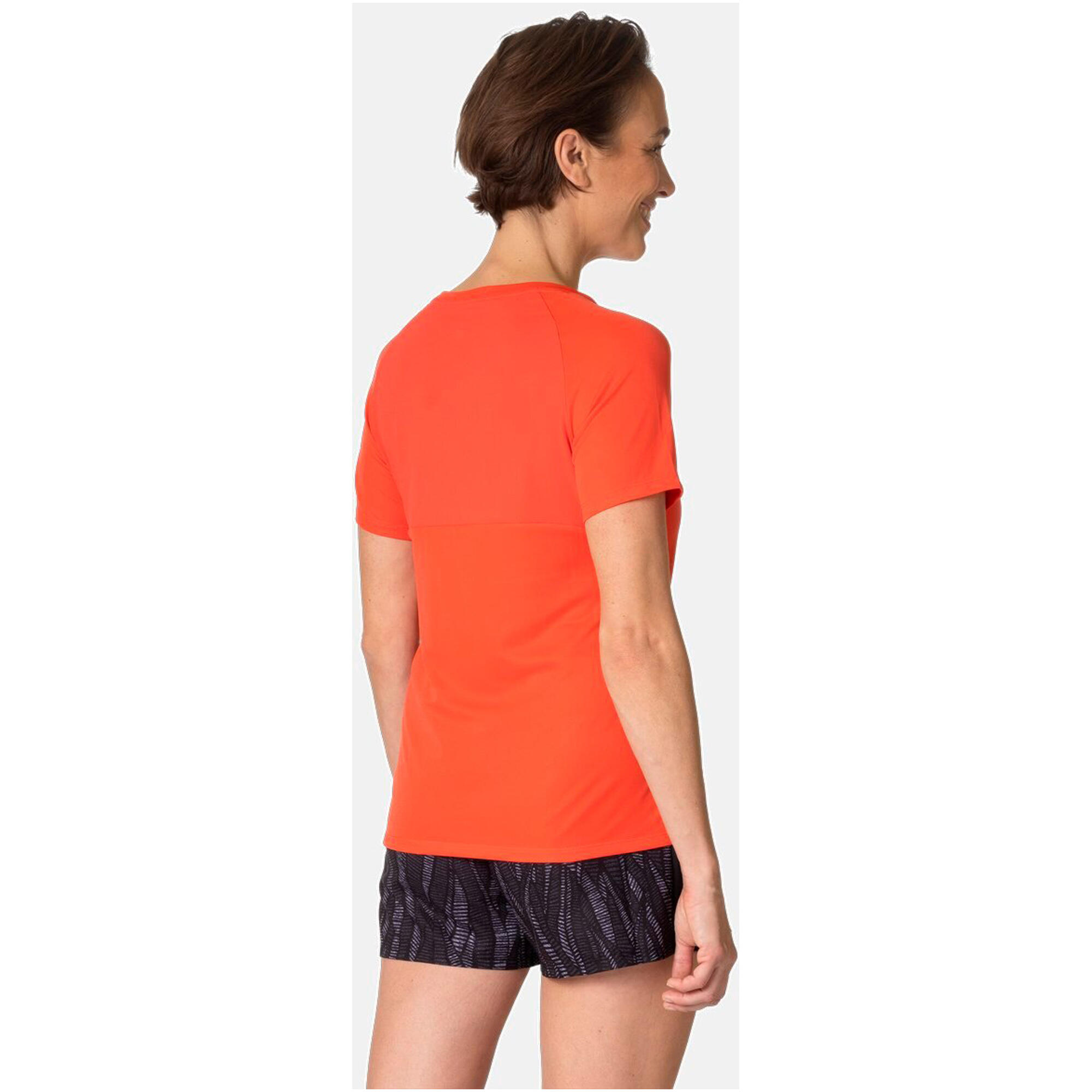 Camiseta de manga corta para mujer Odlo Essential Chill-Tec Naranja 4/6