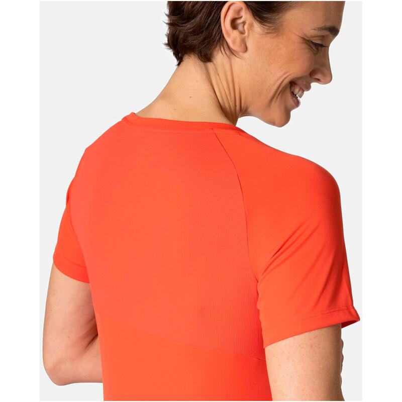 Maillot Manches Courtes Odlo Essential Chill-Tec Femme Orange