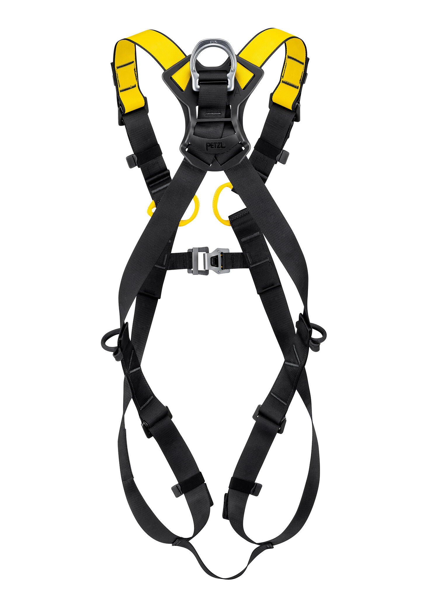 Petzl Newton Absturzsicherung Gurtband schwarz mit automatischen Schnallen 2/4