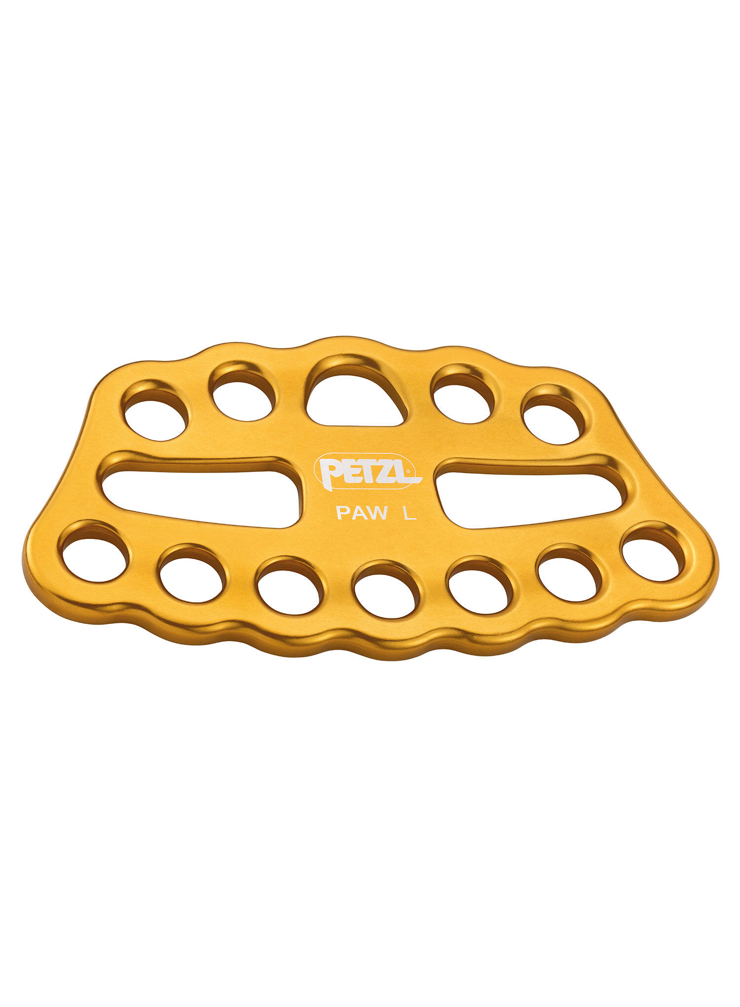 Multiplicateur d'amarrages PETZL PAW L aluminium forgé 19 mm 50 kN jaune 350 g 1/2