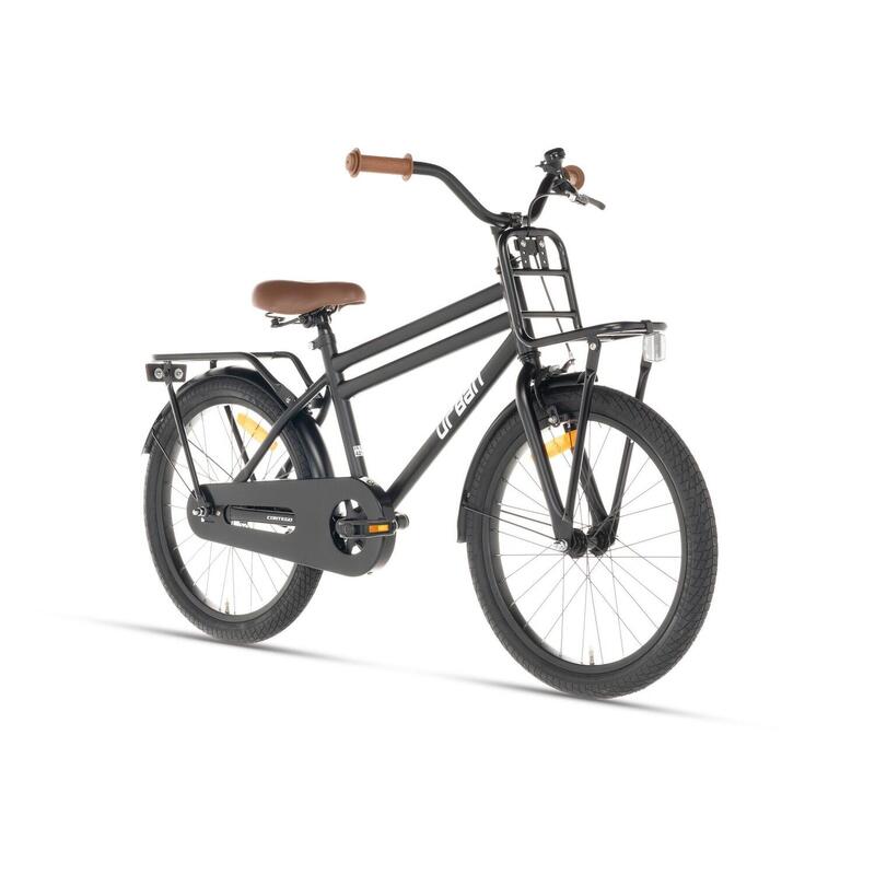 Cortego Urban Jongensfiets Mat Zwart 22 inch