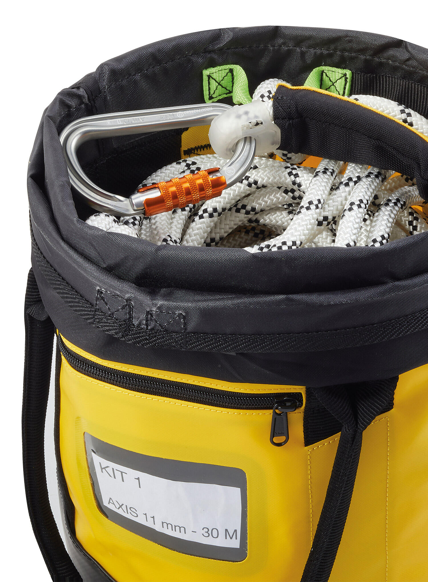 Petzl BUCKET 15 L wasserdichte, selbststehende Tasche TPU/PVC mit Rollverschluss 5/5