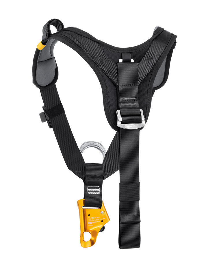 Uprząż piersiowa Petzl Top Croll L - black/yellow