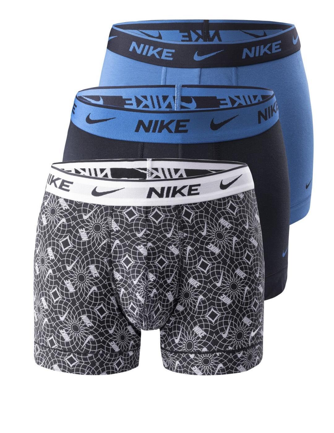NIKE Roupa íntima e cuecas masculinas para Homem Nike underwear Trunk 3pk Multicolor