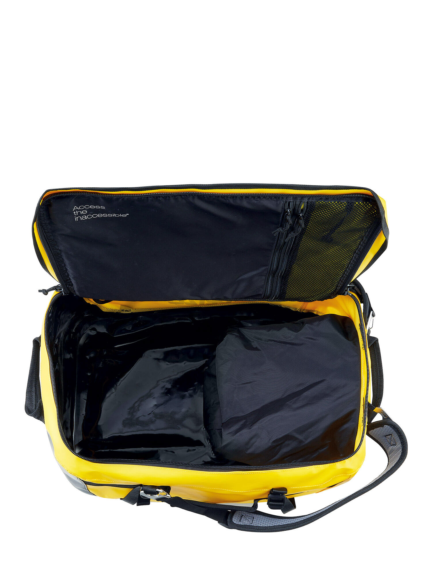 Bolsa Duffel PETZL 65L lona TPU ultraresistente, espalda y tirantes acolchados 2/5