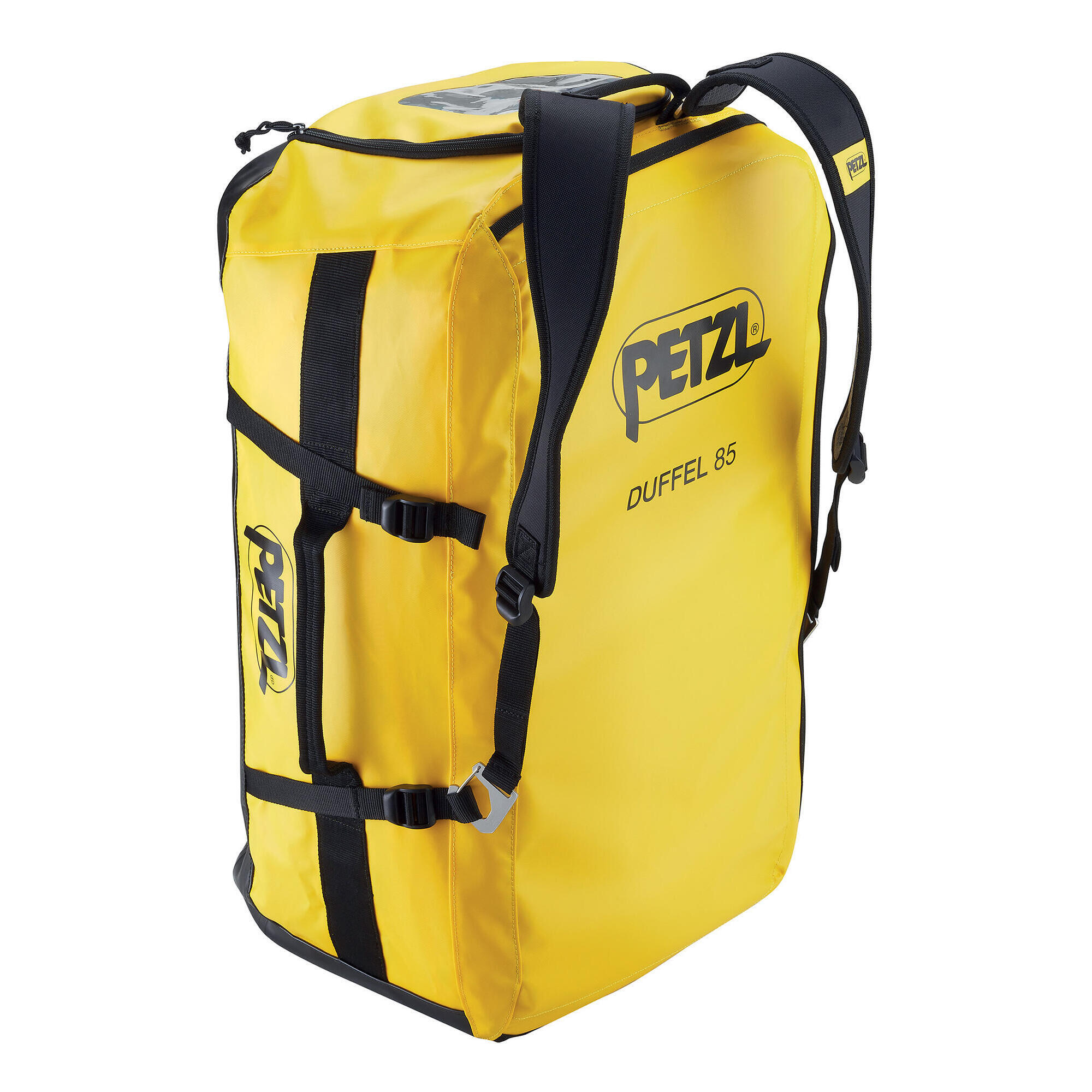 Petzl - Sac Duffel Petzl 85 L Bâche Tpu Sans Pvc Jaune Dos Matelassé Bretelles Amovibles - Sac - Jaune - 85 L - Decathlon