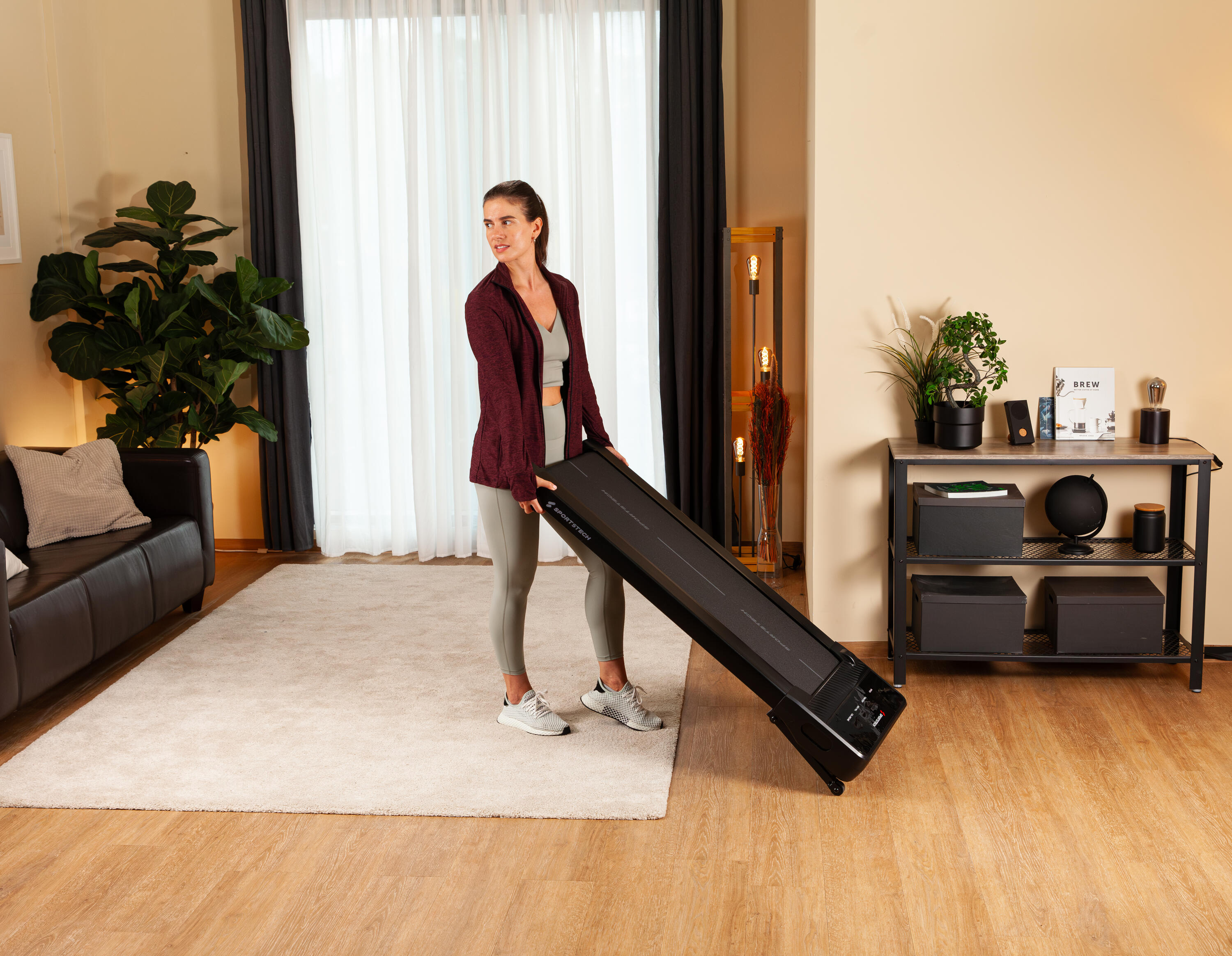 Sportstech Laufband sPad500 | Treadmill bis 8 km/h | 19% Steigung 3/5