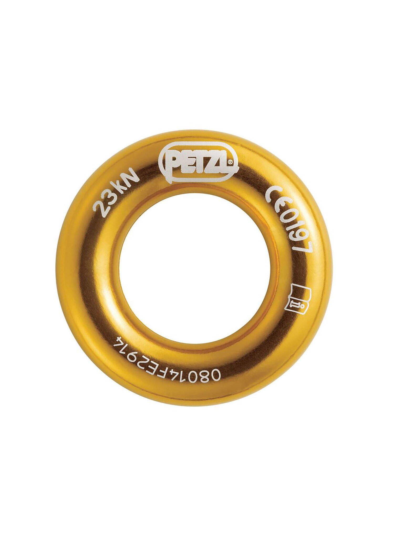 Anneau de connexion Petzl Ring S aluminium 23 kN léger compatible Sequoia 1/2