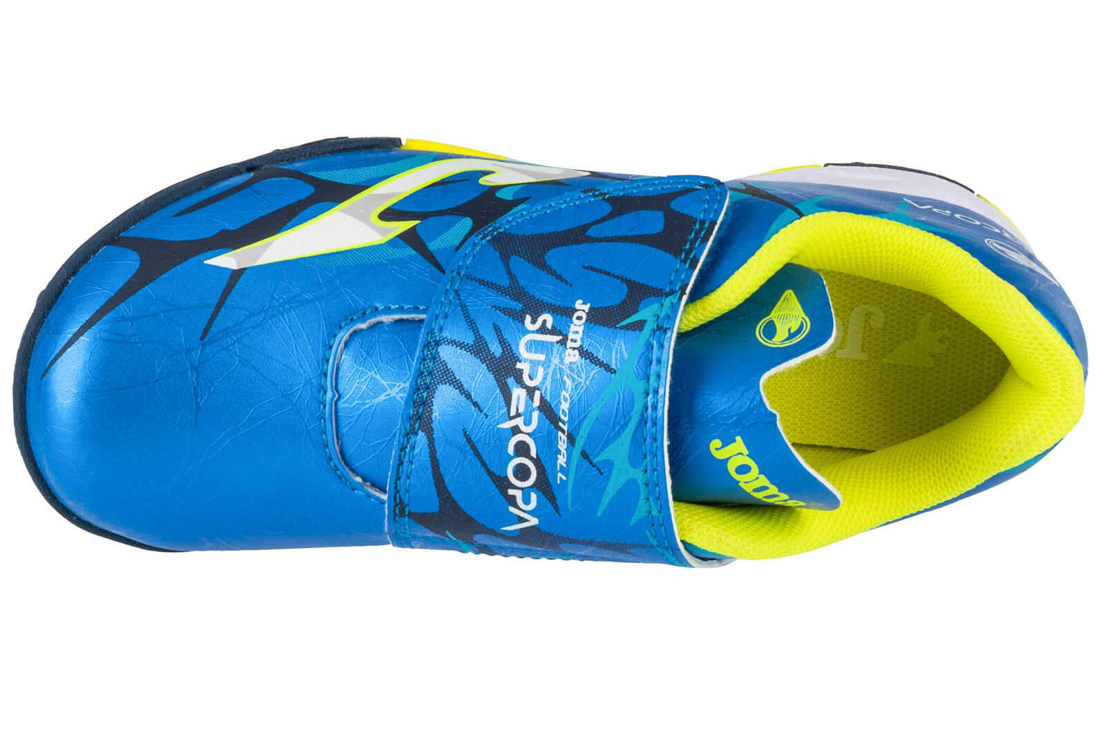 Scarpe da Calcio Joma Super Copa Jr 2504 TF Blu Velcro 3/5