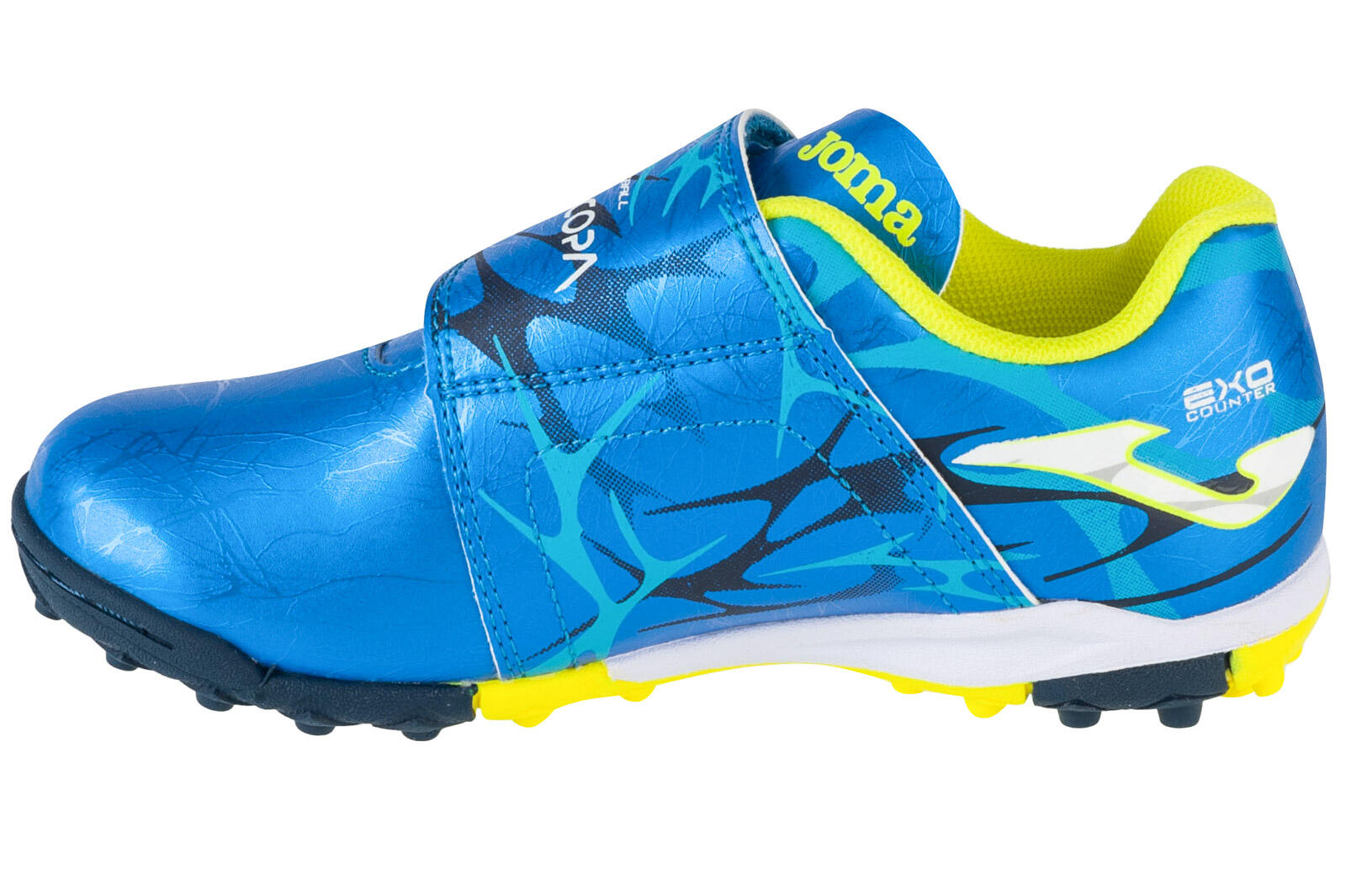 Scarpe da Calcio Joma Super Copa Jr 2504 TF Blu Velcro 2/5