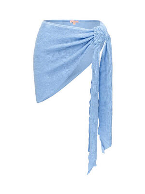Sarong scrunch short ruffle