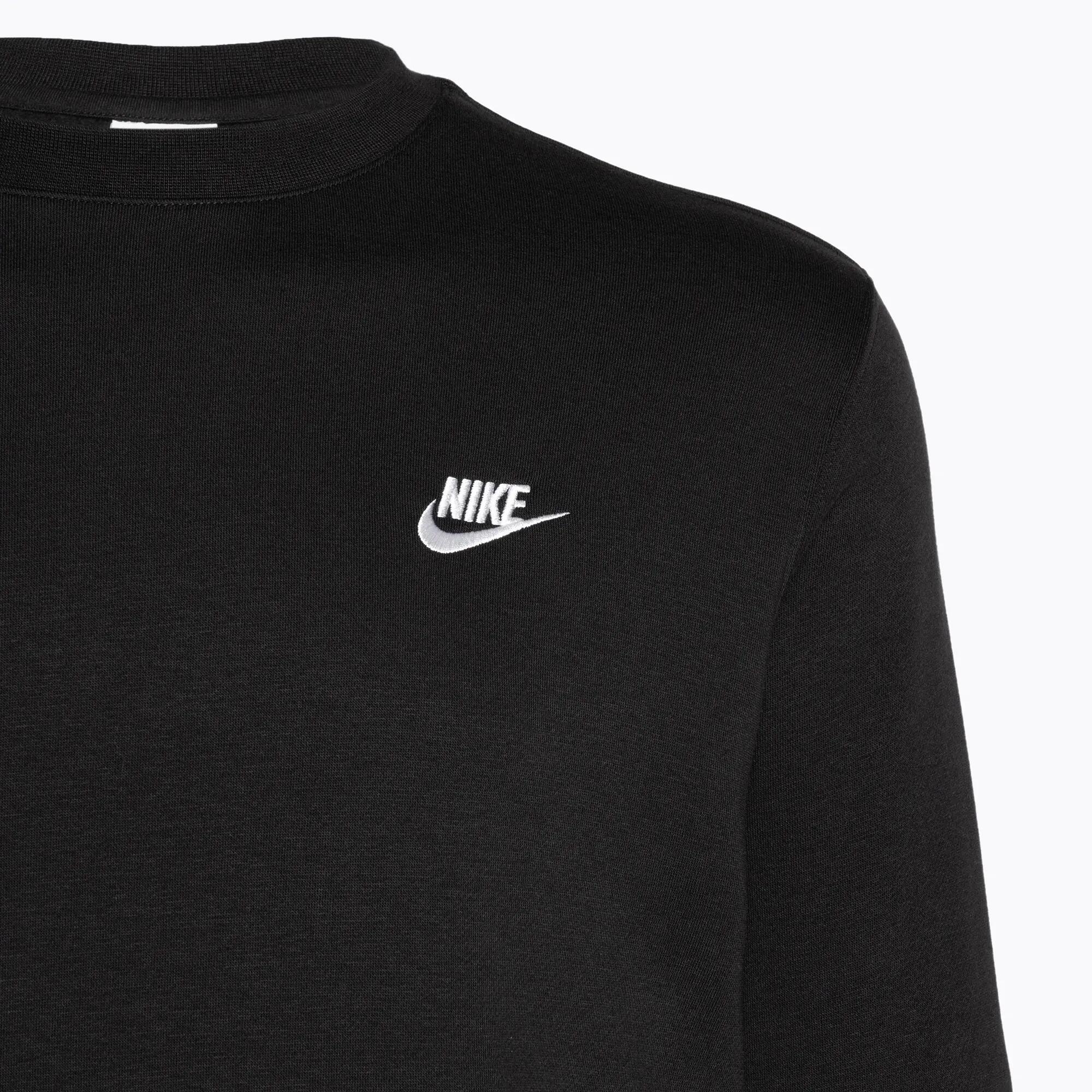 Sudadera Nike Sportswear Club con cuello redondo negra 3/7