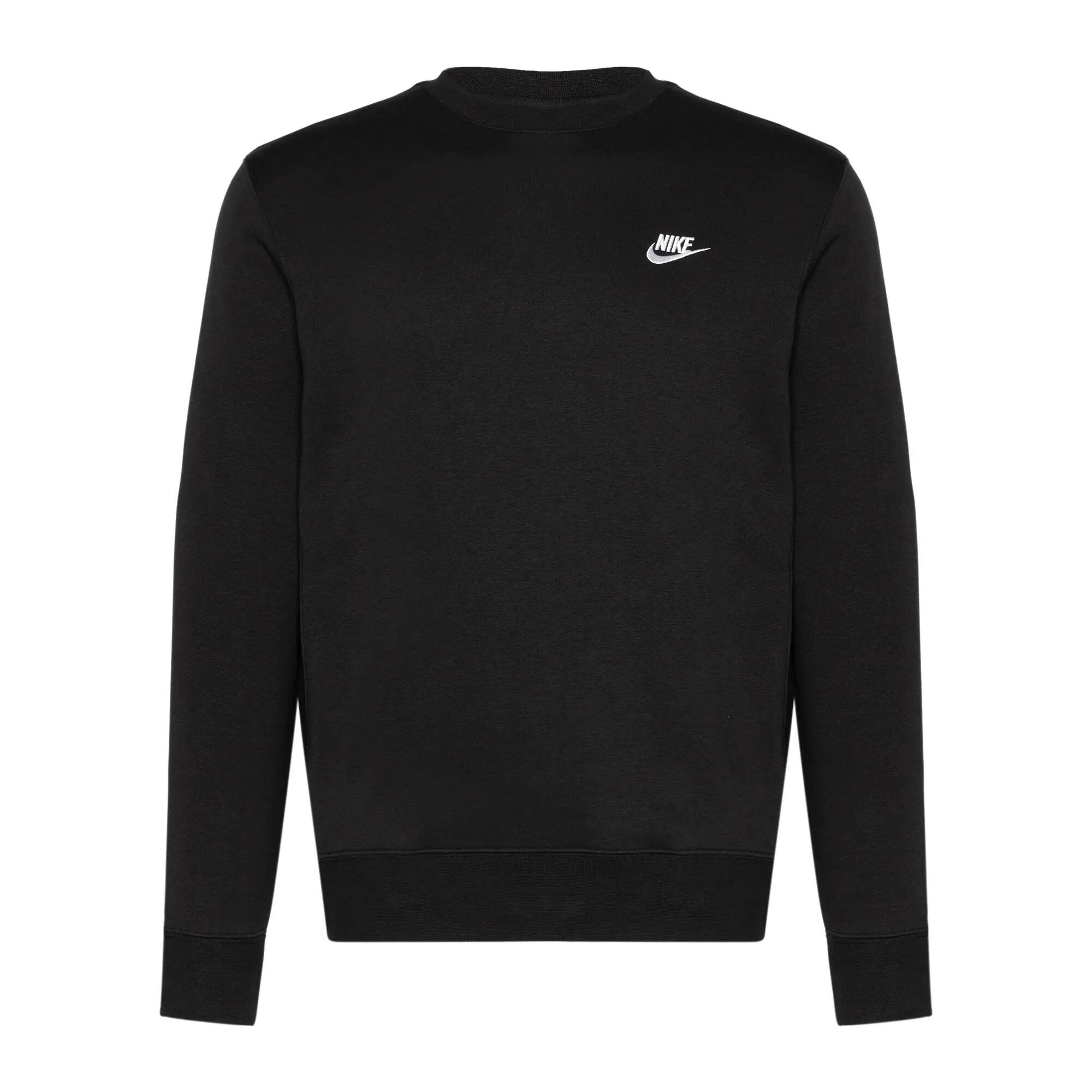Sudadera Nike Sportswear Club con cuello redondo negra 4/7