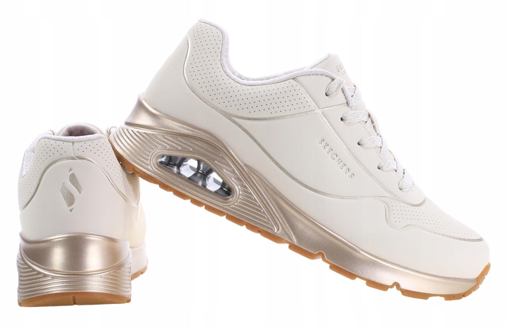 Buty damskie SKECHERS UNO GEN1 310538L-NAT sneakersy beżowe sportowe 36 4/5